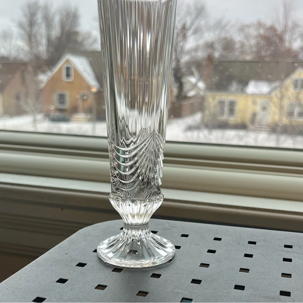 Fluted‎ Bud Vase with swag and Drape design